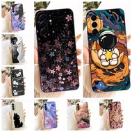 Cover For Samsung Galaxy A57 5G Casing Silicone Luxury Fashion Flowers Kawaii Cute Painted Shockproo
