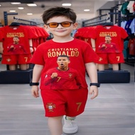 MORO SHOPS Ronaldo Messi Neymar Mbappe Children's Football Kit - High Quality Children's Football Ki