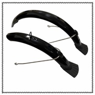 [MCA] 2 Pieces 16-Inch Bike Mudguards Metal Support Rods Two-Wheeler Mudguard Fenders Plastic Bike F