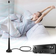 FM Telescopic Antennas for  FM Antennas Indoor FM Radio Antennas with 3 Adapter for Household Digita