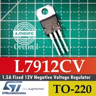 L7912CV 1.5A Fixed 12V Negative Voltage Regulator L7912 TO-220 STMicroelectrics ORIGINAL