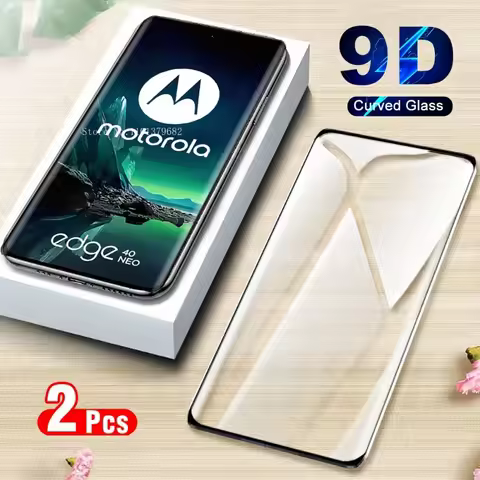 9D Curved Screen Protector Tempered Glass For Motorola Edge 40 Neo 40Neo Moto Rola Edge40Neo Edge40 