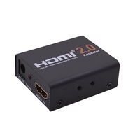 HDMI 2.0 Repeater Support 4K@60Hz 2K 3D Signal Extender Booster Adapter Lossless Transmitter for Projector DVD TV Box PC Laptop