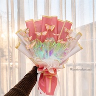 MODEL 1 Butterfly bouquet LED butterfly bouquet/ money-free bouquet frame/ beautiful bouquet/