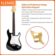 1/2 Vintage Style Guitar Pickguard Exquisite Front Guard Cover Smooth Wear-resistant Scratch Plates For Electric Guitar