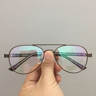 aviator metal frame optical eyeglasses for unisex replaceable lens high quality free case 8827