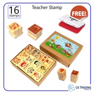 Reward Stamp for Teacher and Students (FREE Artline Stamp Pad)