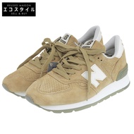 New Balance, like new, made in USA, low-cut sneakers, men's, beige, size 8 1/2D, M990CER 8 1/2D [Use