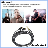 maxwell   Replacement Audio Cable Compatible For Shure Mmcx Se215 Se425 Se535 Se846 Ue900 Westone Headphone Cable