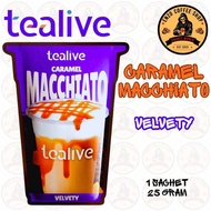 TEALIVE CARAMEL MACCHIATO VELVETY INSTANT COFFEEMIX DRINK / 1 SACHET X 25 GRAM