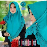 Khimar deepika/ Gothic Laser Hijab Khimar Labuh Khimar Tudung Khimar Muslimah