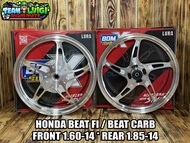 BOM X LUNA CNC MAGS 14s 5 SPOKES HONDA BEAT FI / BEAT CARB (100% THAILAND MADE)