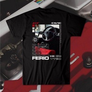 KAOS HONDA CIVIC FERIO / BAJU MOBIL HONDA CIVIC FERIO