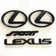 Lexus Rear Tail Car Logo Lexus Modified Decoration Tailgate Letter Label Black Sticker is300 is200t 