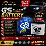 M42R | 55B20R Battery GS TOUGH Ultra Power EFB Car Battery - PERODUA Axia, Bezza, Myvi Advance, Hond