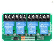 (Docooler)4 Channel Relay Module 30A Load Current with Optocoupler Isolation Supports High and Low T
