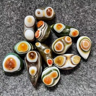 Sheep's Eye Dzi Beads Dzi Beads Dzi Beads Clean Edge Tibetan Tibetan High Oil Dzi Beads Pulp-covered