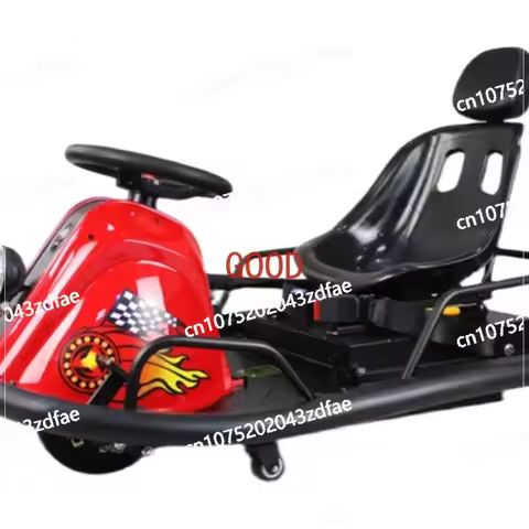 New P8 electric drift car for square amusement park, go kart, children's and adult tricycle collisio
