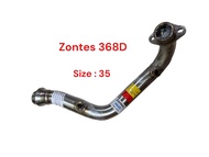 คอท่อ Zontes 368D Year 2025 Stainless Size 35 mm.