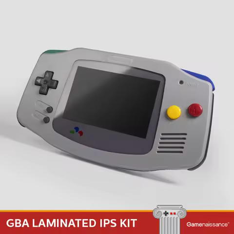 GBA IPS M2 Laminated LCD for SFC theme Gameboy Advance Screen with shell