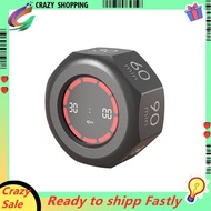 Multi-Hexagon Cube Timer 90-Minute Digital Sensor Timer with LED Display Screen 7 Set Time Managemen