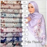 SHAWL BUBBLE SATIN PRINTED