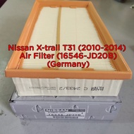 Nissan X-trail T31 (2010-2014) Air Filter (16546-JD20B)(Germany) 1pc