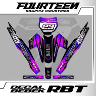 RBT Duck Decal - Modified RBT Trill Trabas 13 Duck Striping Variation Sticker