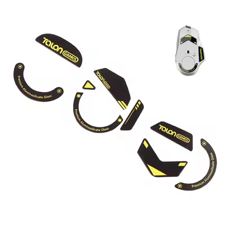 1Pack TALONGAMES Glass Mouse Skates Glide Feet Pads Mouse Feet Sticker for G502 G502X Pulsar X2/X2mi
