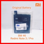 Baterai Xiaomi Redmi Note 3 Pro Original BM46 Baterai BM46 Ori