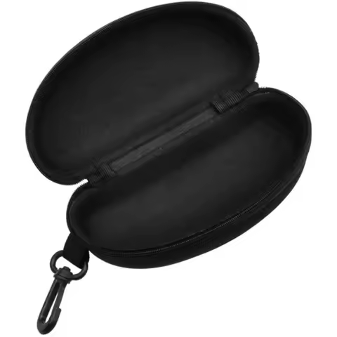 Swimming Goggle Case - Portable Hard Shell Zipper Box with Clip for Sunglasses/Eyeglasses/Swim Gear 