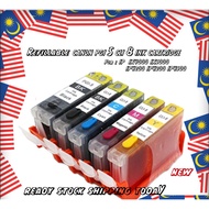 REFILLABLE CANON PGI 5 CLI 8 IX4000 IX5000 IP4200 IP4300 IP4500 5/8 PBK BK C M Y