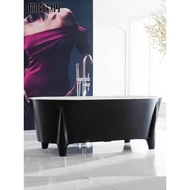 Garna Influencer Acrylic Bathtub 1.2--1.7m Conjoined Feet Household Independent Style with Feet Conc