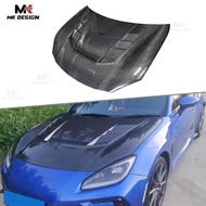 Carbon Fiber Front Hood Engine Bonnet Cover for Toyota GR86 Subaru BRZ 2021-2024 VRS Style Front Bon