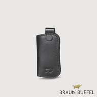 【BRAUN BUFFEL 德國小金牛】台灣總代理 卡斯 鑰匙包-黑色/BF525-100-BK