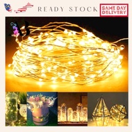 LAMPU LED BOUQUET 1M 2M LED Copper Wire String Lamp lampu bouquet suprise Flashing Fairy Light