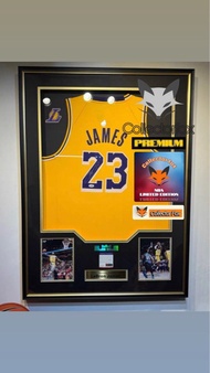 LeBron James 詹士 湖人親筆簽名球衣 PSA認證