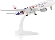 Busyflies 1/300 Malaysia A350 Airplane Model Diecast Airplane Model for Collections and Display