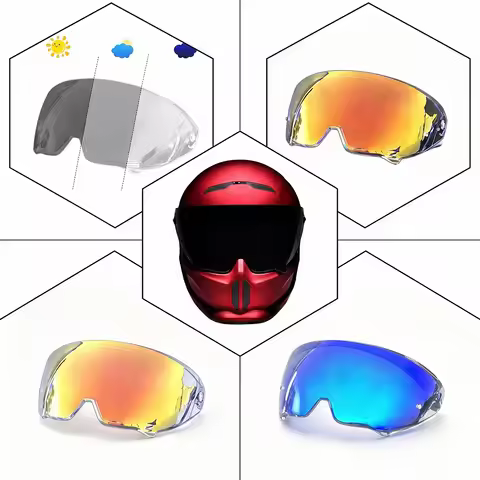 Visor For Ruroc Atlas 3.0 4.0 Replacement Motorcycle Helmet Anti-UV Lens