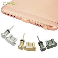 CVMAX Anti-Dust Micro USB Earphone port 3.5mm jack Metal Dust Plug Universal Charging Port Cover Ret