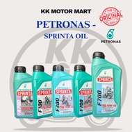 PETRONAS SPRINTA 4T F100 F300 F700 A700 ENGINE OIL SEMI SYNTHETIC MINYAK HITAM 100% ORIGINAL SIRIM M