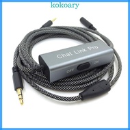 KOK MultiPurpose Chat Link Cable Y Splitter For Live Streaming And Voice Chat Clearly for HD60 HD60S