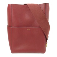 CELINE 牛皮皮革Sangle Bucket Bag金扣肩背袋