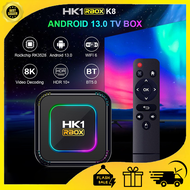 SG【READY STOCK】HK1 RBOX K8 Android 13 Box RK3528 64GB 32GB 16GB 2.4G 5G WIFI 6 BT 5.0 8K Video Decod