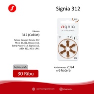 Baterai Alat Bantu Dengar Signia 312