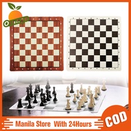 51cm*51cm Foldable Leather Chess Board Chess Mousepad Washable Non-Slip Tournament Chess Mat