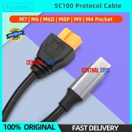 ToolkitRC SC100 charger cable type C to XT60 cable SKYRC B6 neo ISDT P10 toolitRC M7 M6 M9 M8P