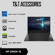 HP OMEN i7-12700H 64GB 1TB RTX3060 16.1" QHD Gaming Laptop
