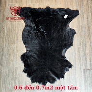 Da cừu lông màu đen cao cấp - Da Thuộc Sài Gòn - CL01