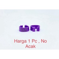 Purple 1 Pc Pigeon Foot ClipRing Pigeon Chicken Duck D 8mm Bird Pigeon Foot Laser LetteringRing - SK